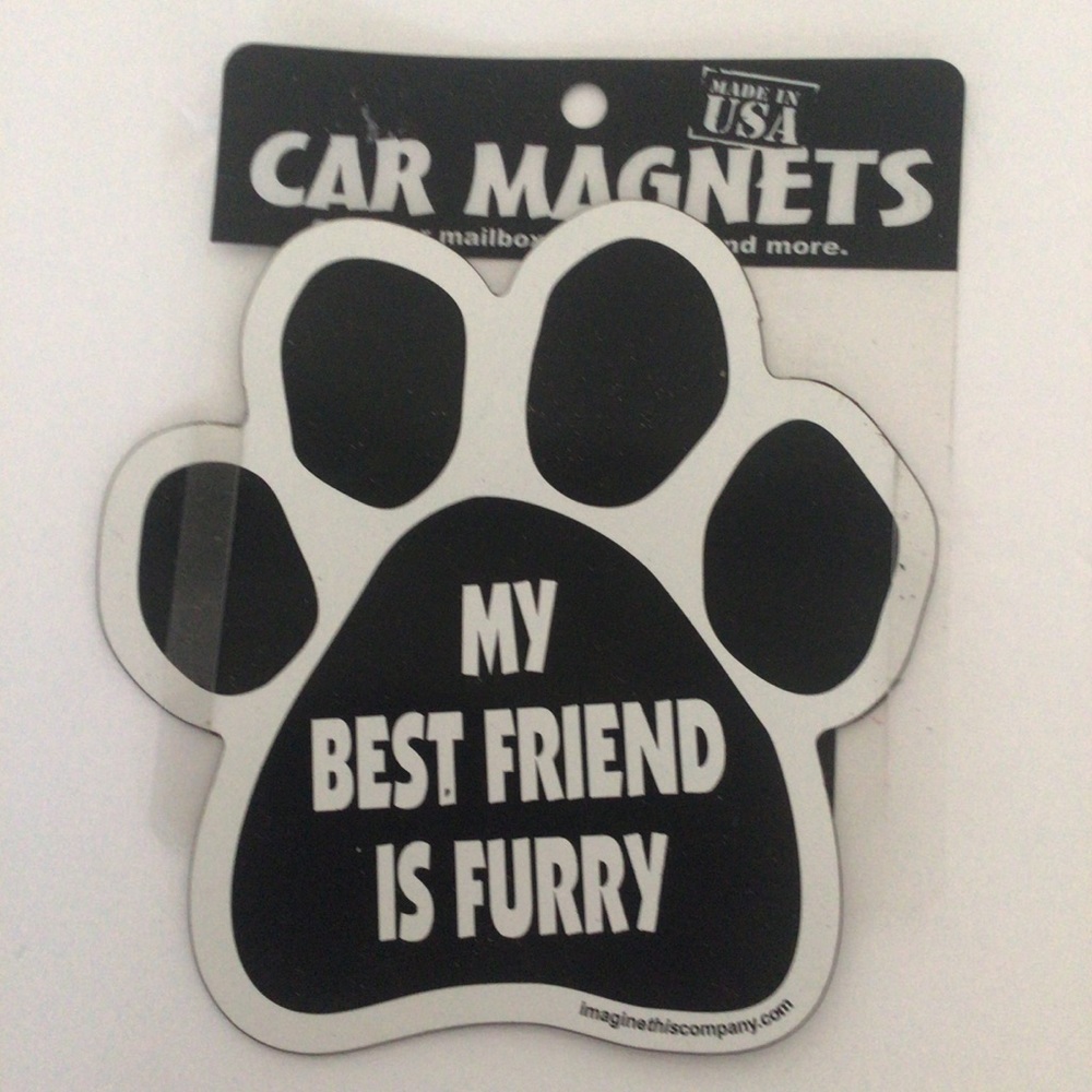 DOG CAT PET CAR MAGNET NWT